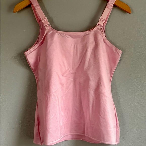 Ruby Ribbon Pink Shapewear Tank - Picture 2 of 3
